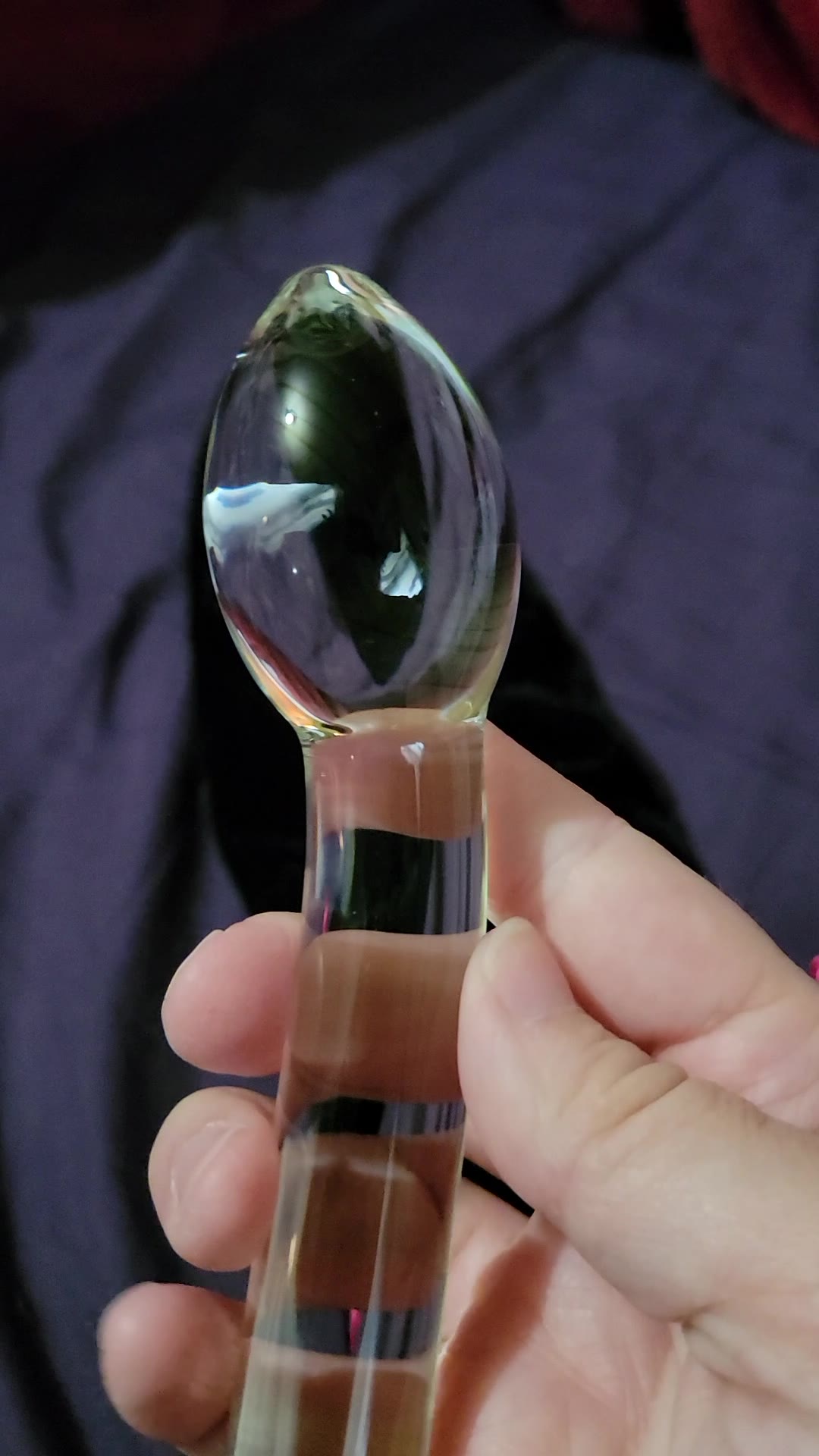 Lovehoney Slimline G-Spot Sensual Glass Dildo. Slide 2