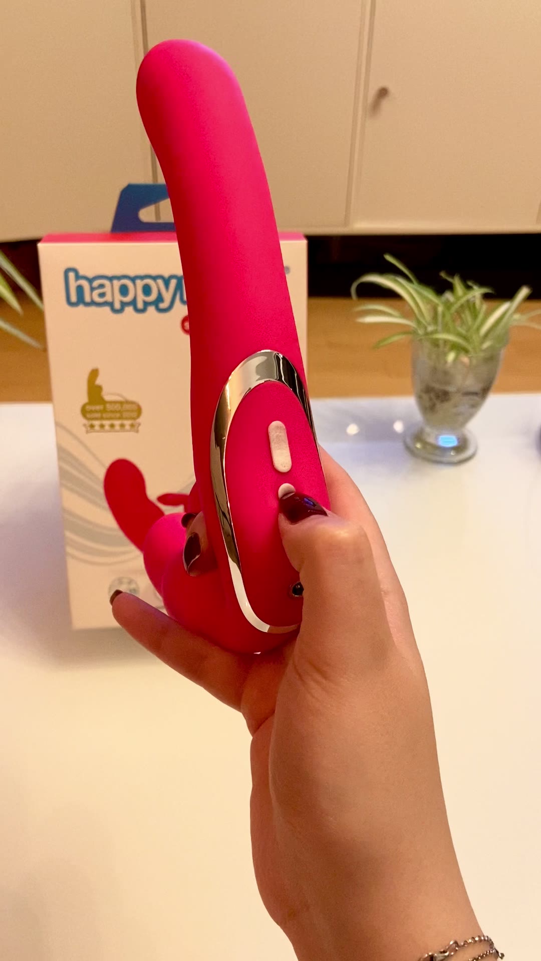 happy rabbit rechargeable vibrating strapless strap-on Happy Rabbit Strapless Strap-On Vibrator – PinkCherry