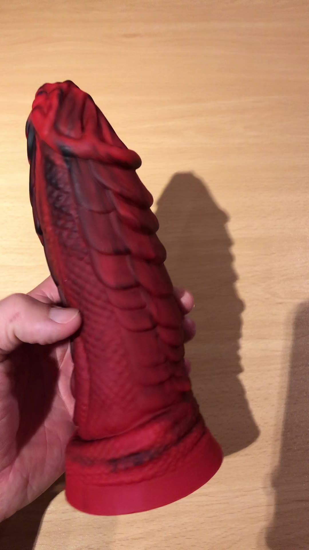 Lovehoney Pleasure Quest Girthy Fire Dragon Dildo. Slide 2
